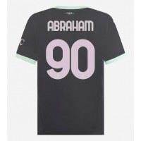 AC Milan Tammy Abraham #90 Tretí futbalový dres 2024-25 Krátky Rukáv